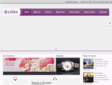 Tablet Screenshot of liorajewellery.com